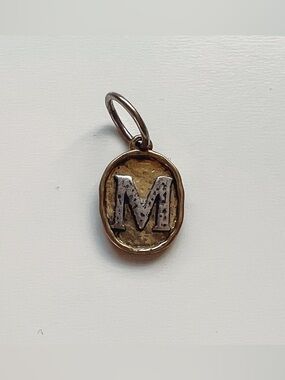 Grace&Heart Sterling Silver M Charm